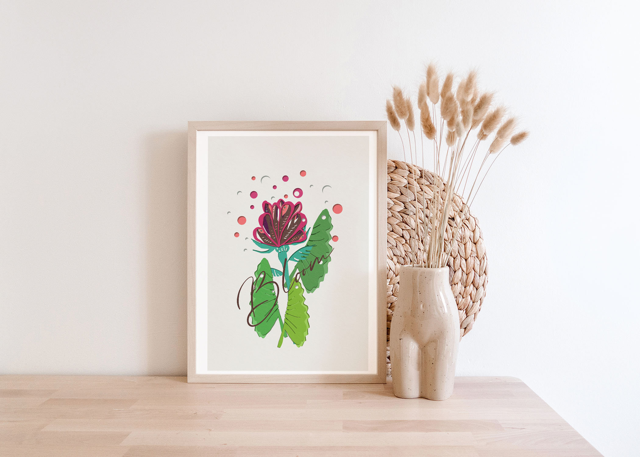Printable wall artFlower print Botanical print pintable