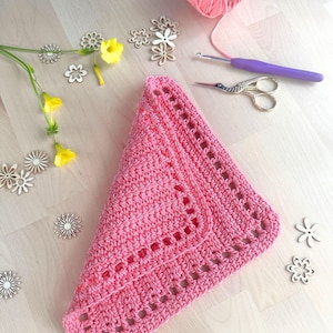 CROCHET PATTERN, Crochet Washcloth / Dishcloth Pattern, Summer Crochet Washcloth PDF