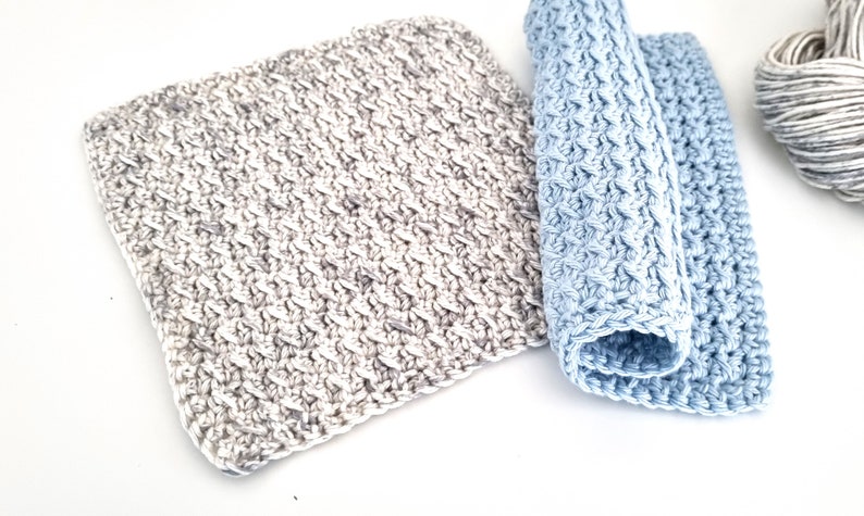 Crochet Washcloth Pattern, Textured Washcloth, Dishcloth Crochet Pattern, Modern Crochet Pattern, PDF image 8