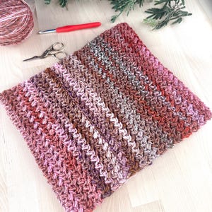 CROCHET PATTERN, Crochet Neck Warmer, Crochet Cozy Cowl, Scarf Pattern PDF