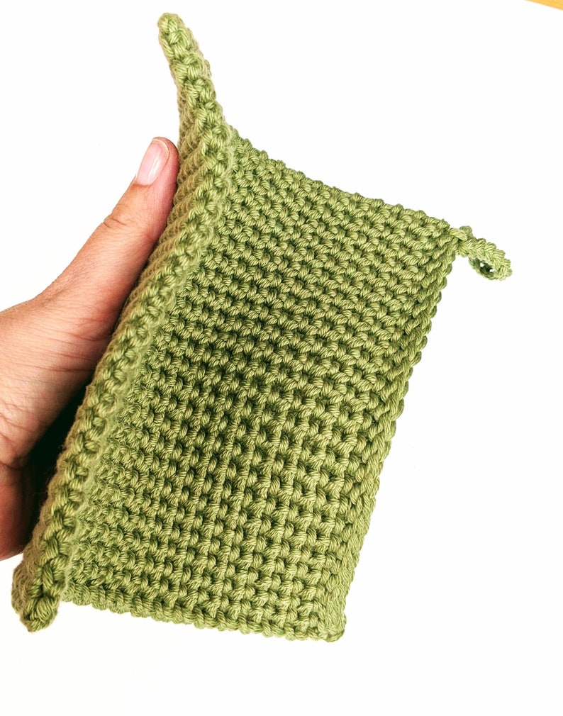 CROCHET PATTERN, Crochet Thick Potholder Pattern, Thermal Crochet Hot Pad PDF Pattern image 6