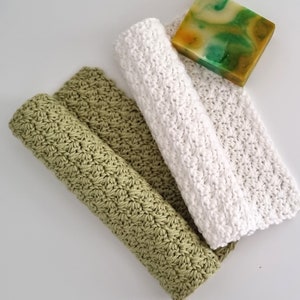Crochet Washcloth Pattern, Easy Washcloth, Dishcloth Crochet Pattern, Modern Crochet Pattern, PDF