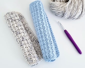 Crochet Washcloth Pattern, Textured Washcloth, Dishcloth Crochet Pattern, Modern Crochet Pattern, PDF