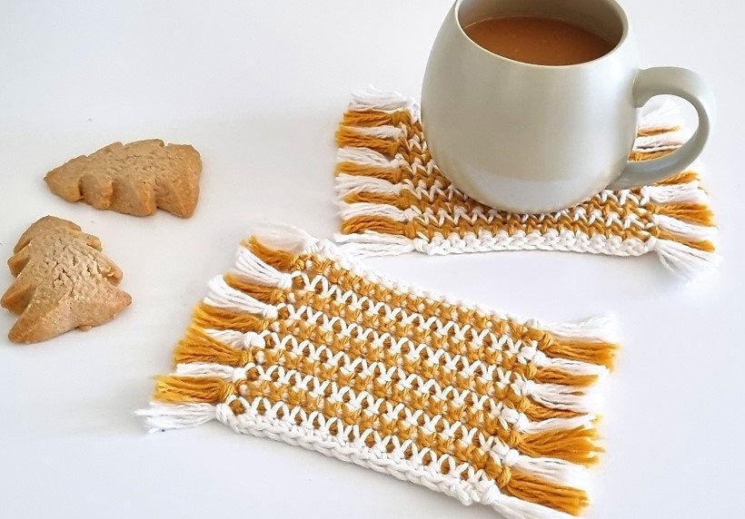 37 Mug Rug Crochet Patterns: Enhance Your Coffee Breaks in Style! 24 Crochet Pattern Tea Spa Crochet Mug Rug