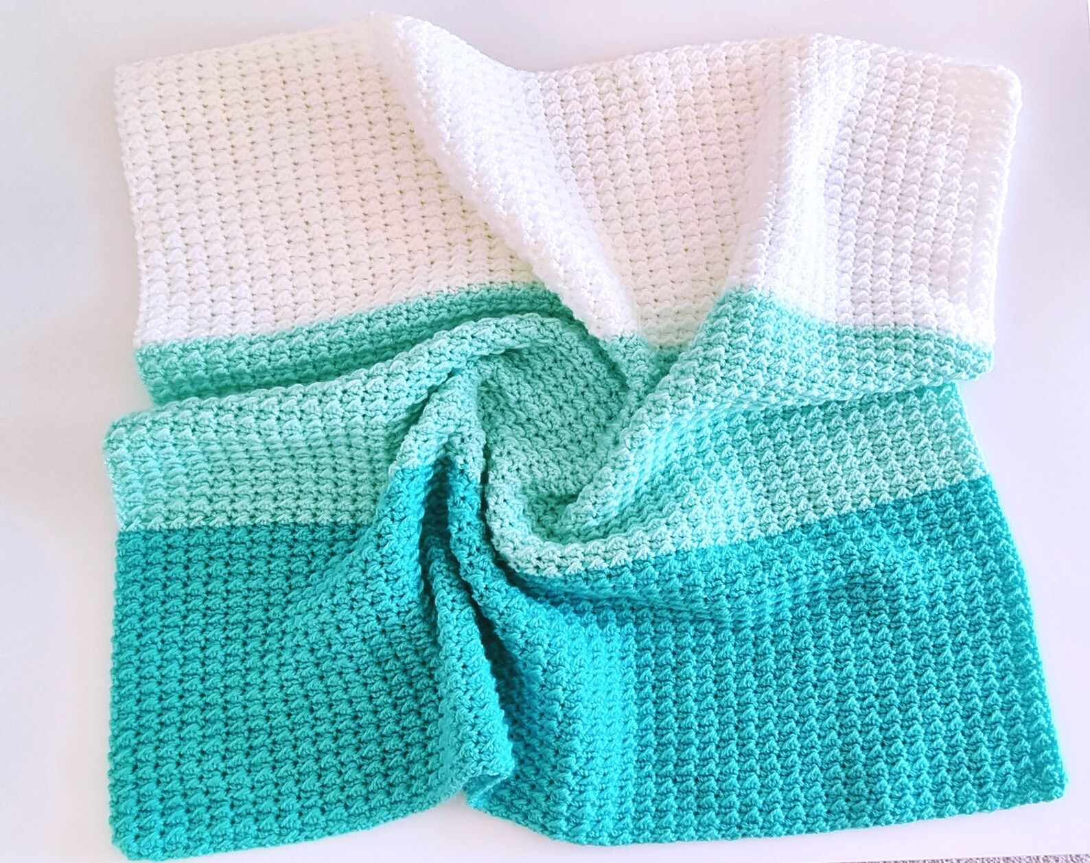 CROCHET Baby Blanket PATTERN Textured Crochet Baby Blanket Etsy