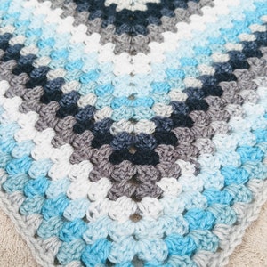 CROCHET PATTERN Crochet Triangle Shawl Pattern Aquamarine Joy Wrap Crochet Shawl PDF Download image 8