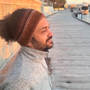 Crochet Pattern, Crochet Men&#39;s Headband, Mens Ear Warmer Pattern, Modern Crochet Headband for Men, PDF