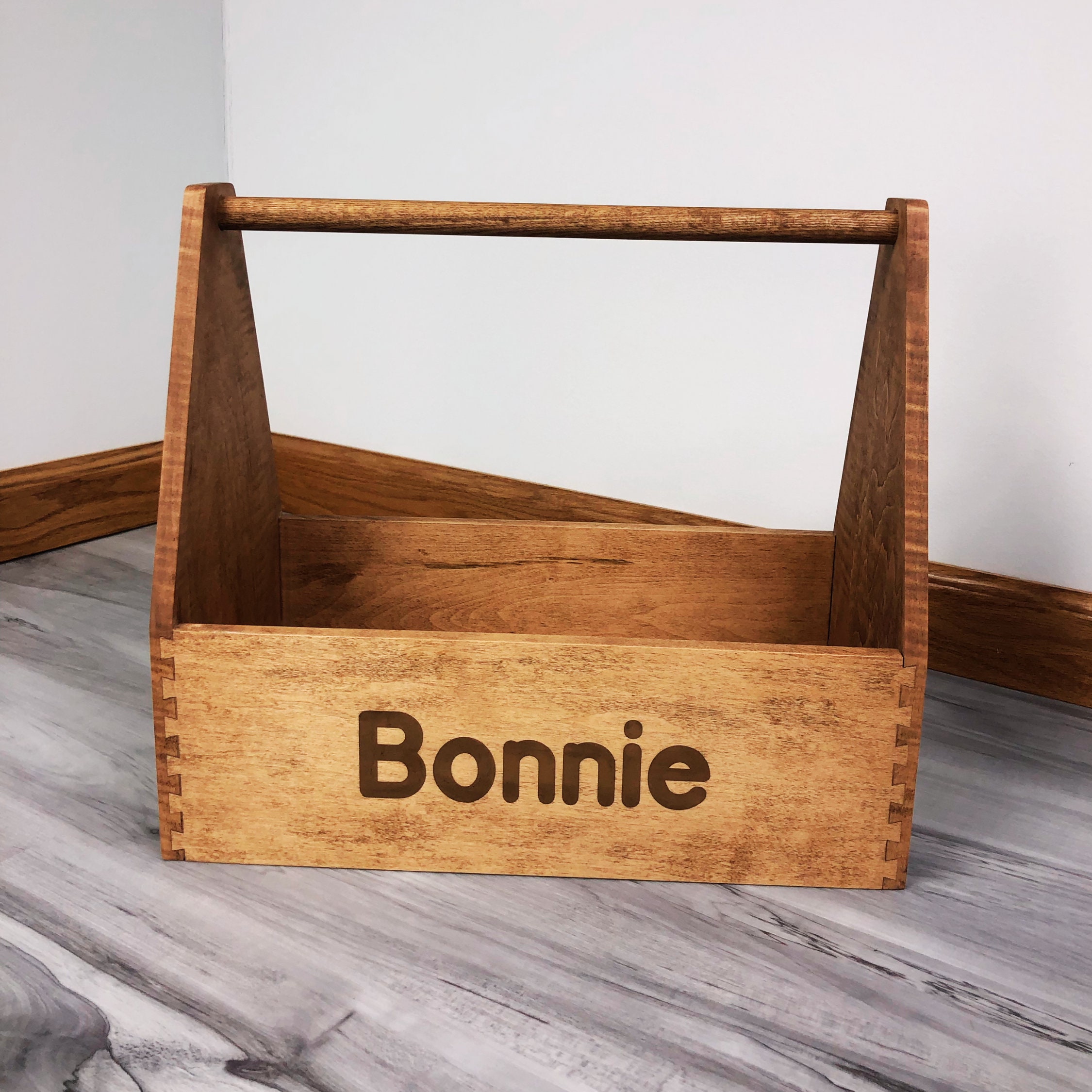 Personalized Wood Grooming Tote Custom Brush Box Horse Etsy