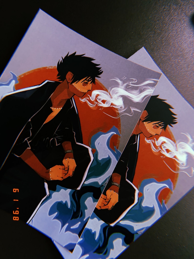 Dabi My Hero Academia Art Print Land of the Rising Sun