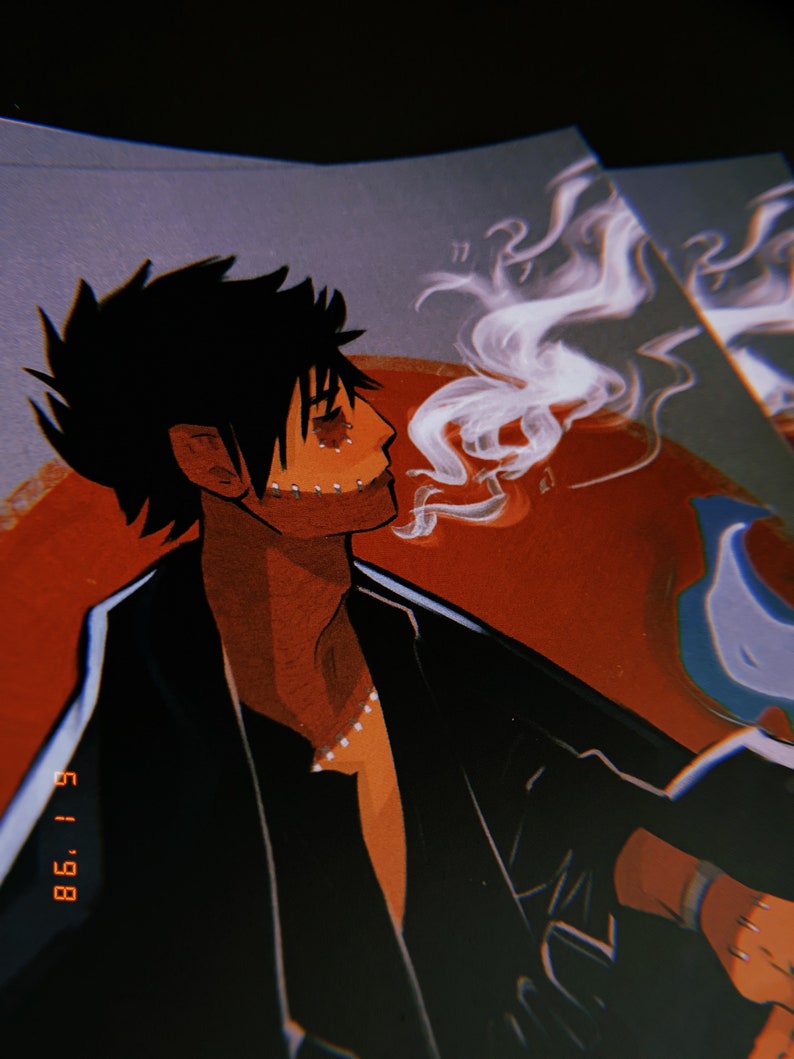 Dabi My Hero Academia Art Print Land of the Rising Sun