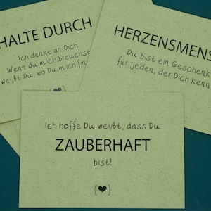 Postkarten-Set | 9 Karten, die Einfach Gut Tun | Mut Machen  | Trösten  | Gratulieren | Erfolg Wünschen