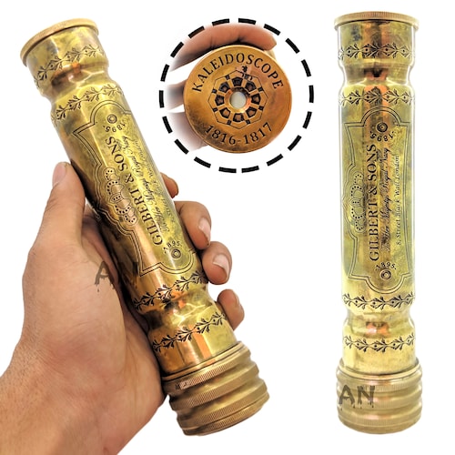 Details about Vintage Antique Brass Kaleidoscope Gilbert & Sons Handmade Nautical Kids Gift Details about Vintage Antique Brass Kaleidoscope Gilbert & Sons Handmade Nautical Kids Gift