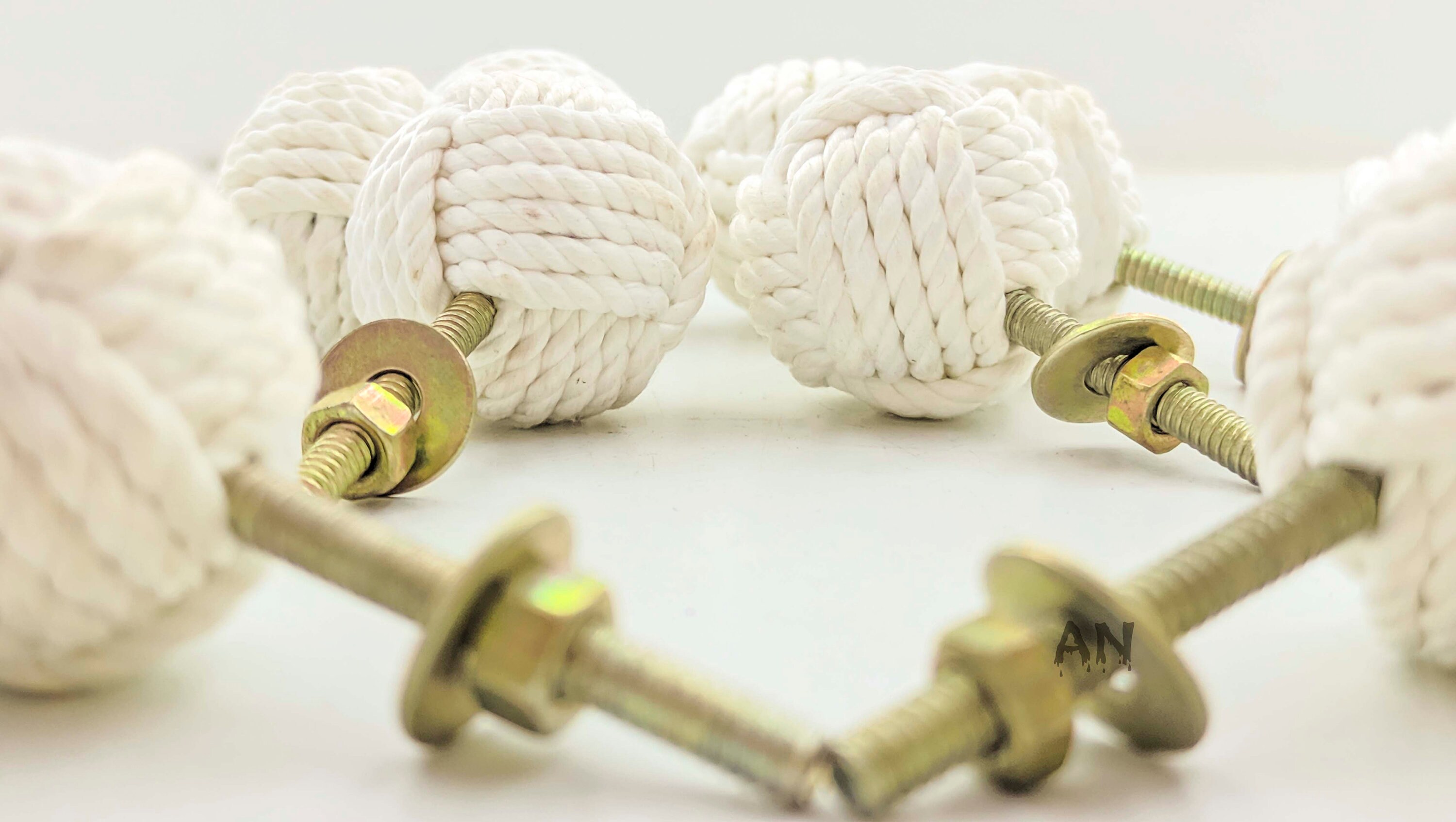 Pull Rope Knob Jute Rope Door Knobs Rope Knot Drawer Pulls and Knobs Pull and Push ...