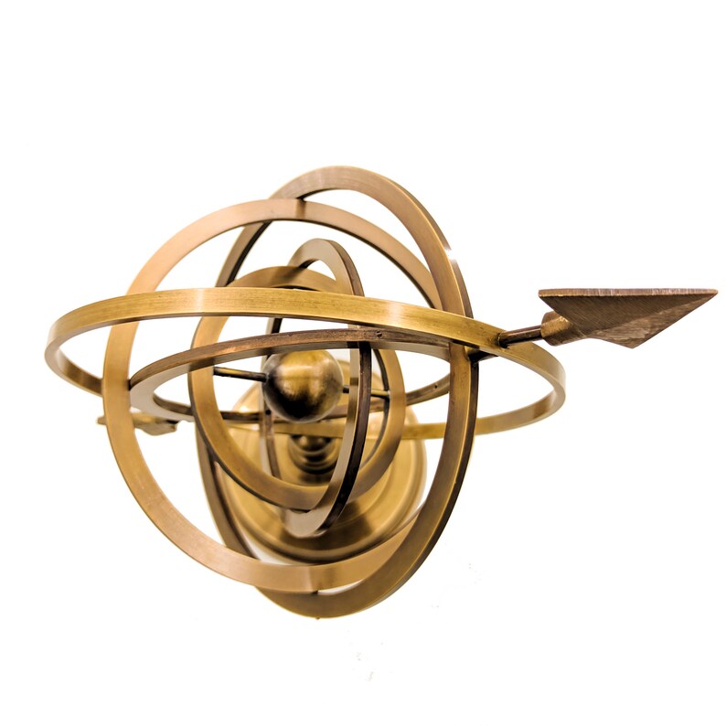 Brass Armillary Sphere Table Decor Armillary Globe Sphere Functional Armillary/Authentic Brass Nautical Artifact Sphere Globe image 5