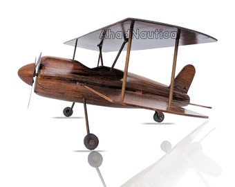Vintage Wooden Airplane Toy For Kids, Hand Made toy, Wood Puzzle toys, Birthday gifts, Christmas Gifts, Gift for Kids