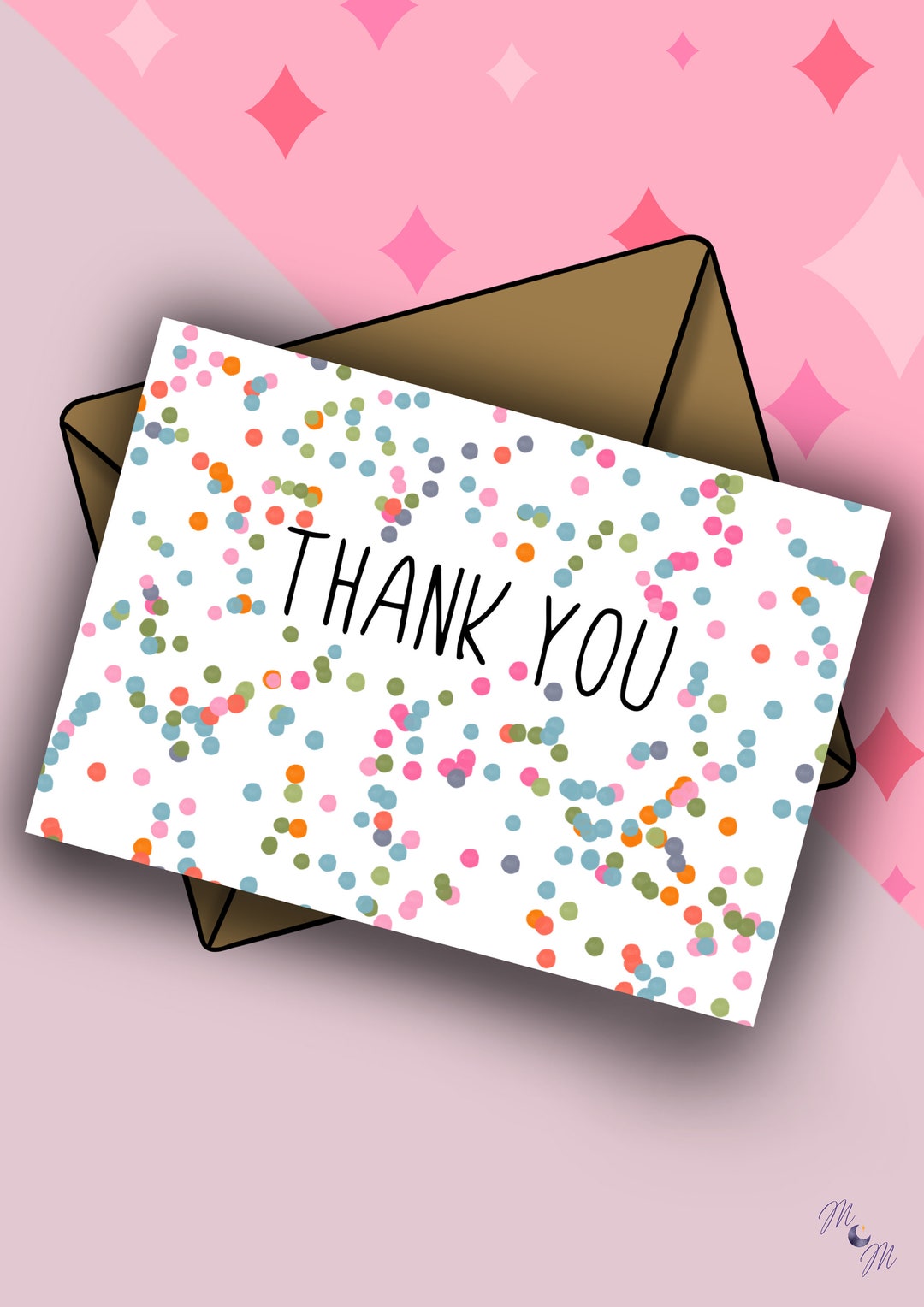 Pack of 6 Thank You Cards Wedding Thank You Card Pack Thank You Card ...