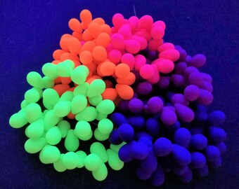 10 Perles En Verre De Bohême En Forme De Goutte - 6x9 Mm - Couleur Orange Vif - Neuf - Pour Création Bijoux