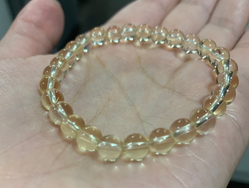 AAA Citrine Bracelet Reiki Charged 6mm