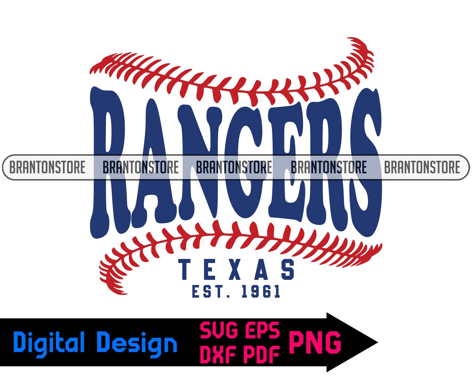 Texas Rangers Baseball Team EST. 1961 SVG Texas Rangers SVG | Etsy