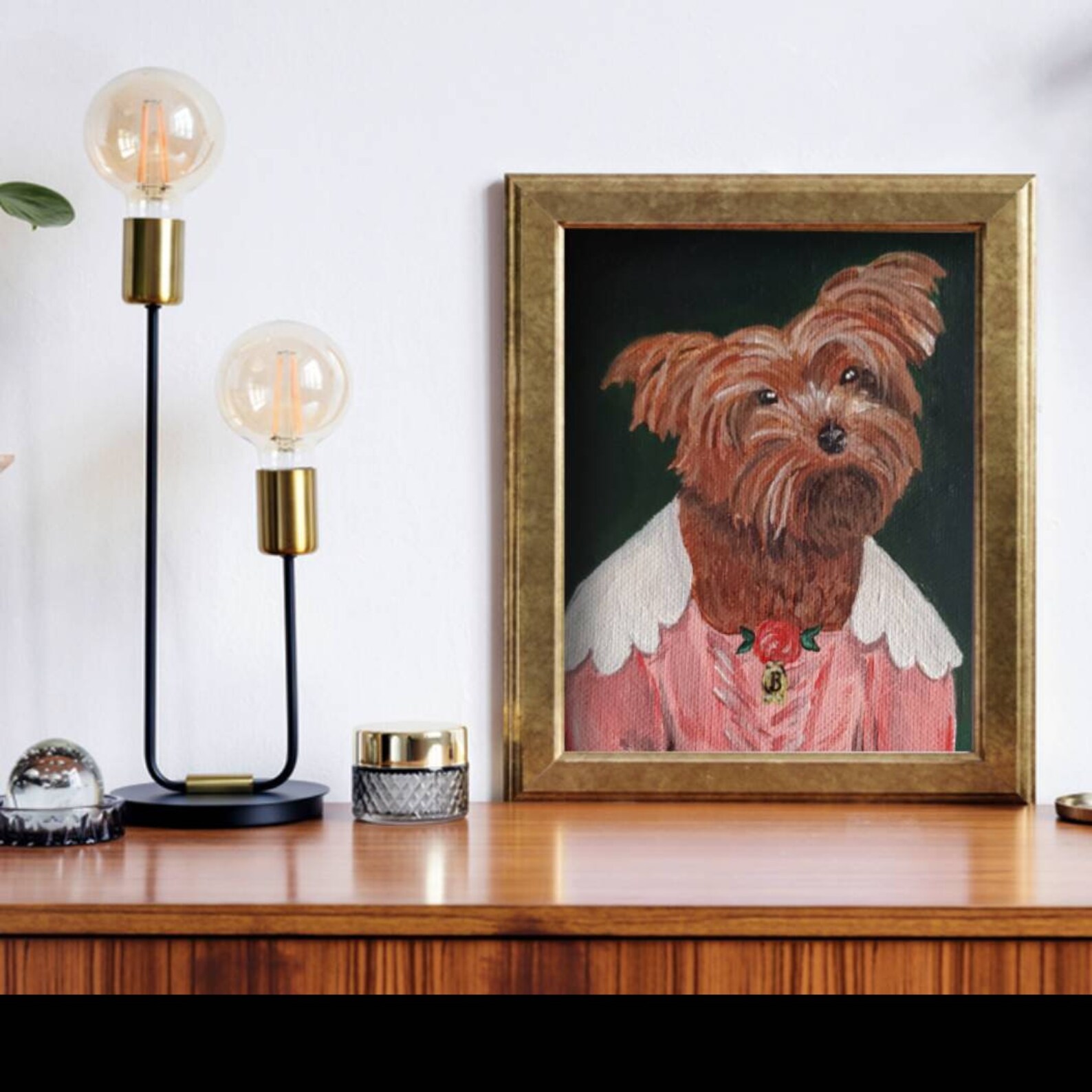 Custom Hand Painted Pet Portrait 5x7 Etsy