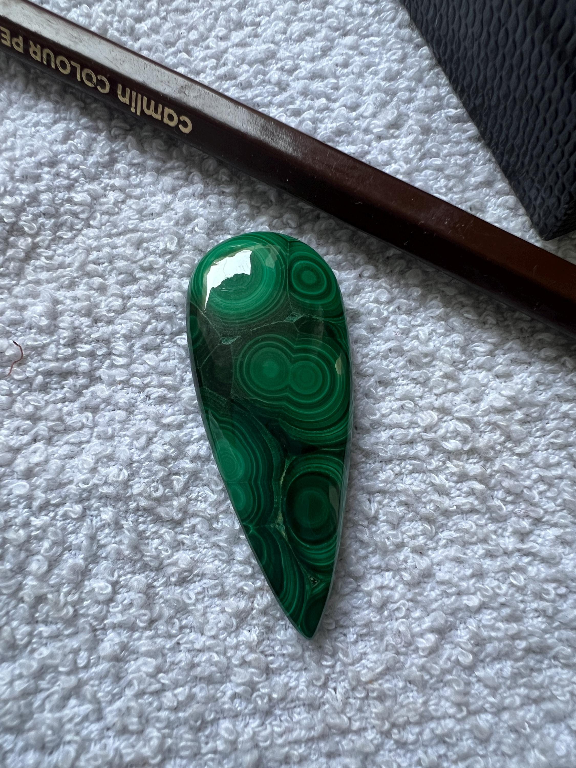 Gorgeous !Best Quality Natural Malachite Pear Shape , Natural Nice group Malachite for Jewelry Making.