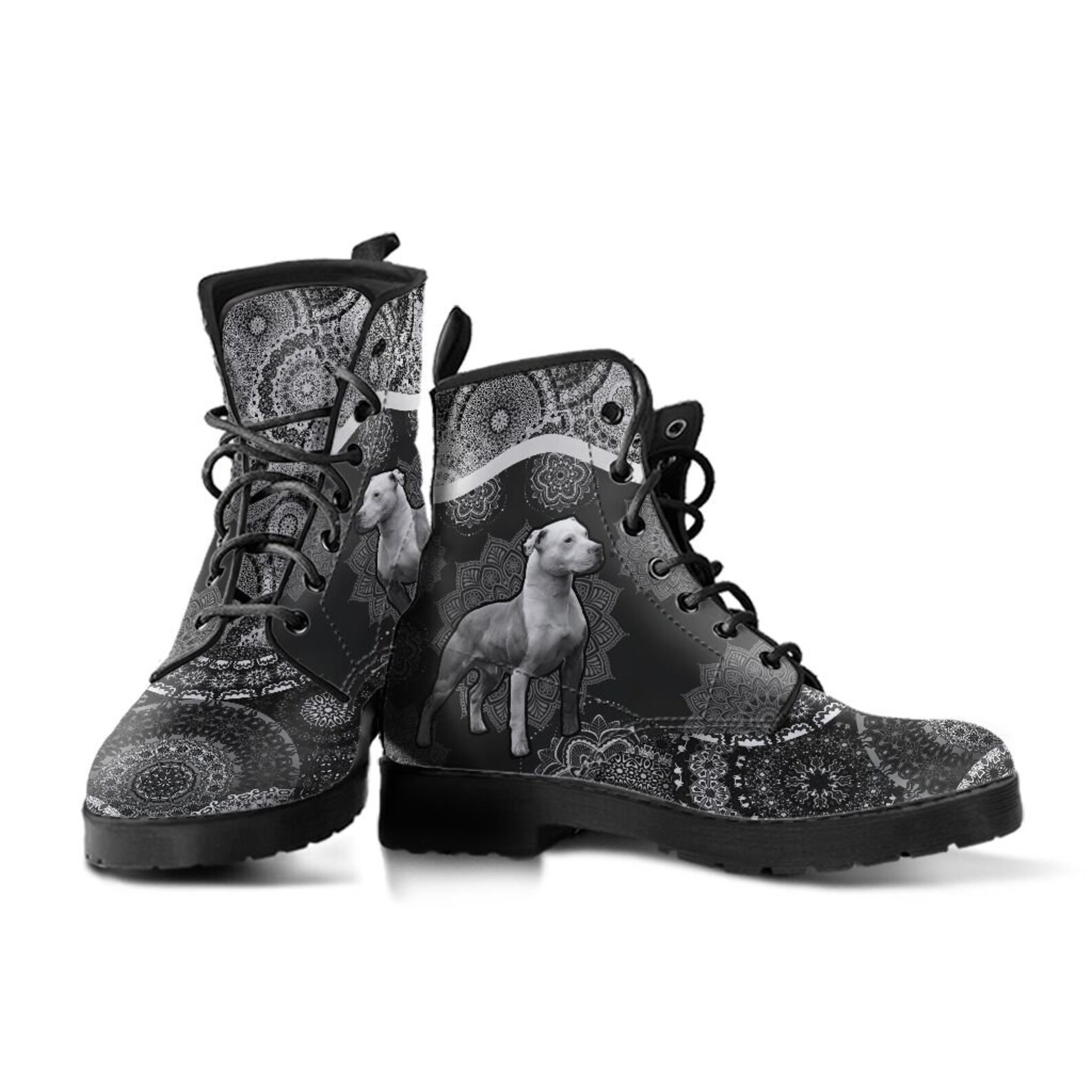 Pitbull Boot 179 Boho Boots Vegan Leather Combat Boots Etsy