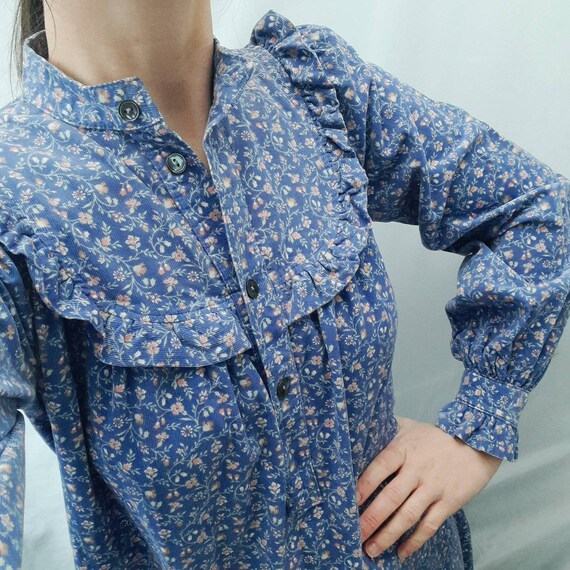 Rare 70s Laura Ashley smocked dress