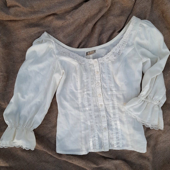 70s vintage Gunne Sax blouse