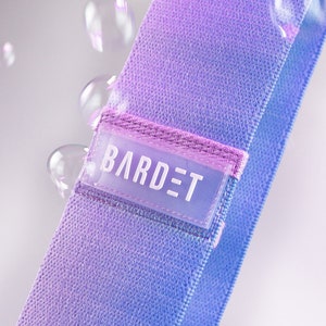Resistance Band (heavy strength, fabric, ombré pattern). Non-slip glute/booty/leg band. Fitness equipment for home workouts & gym.