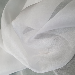 100% Pure Mulberry Silk fabric Chiffon - 5.5 momme - 45&quot; 3/4