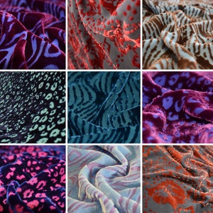 Silk/Viscose Velvet Devoré – 43&quot; Wide