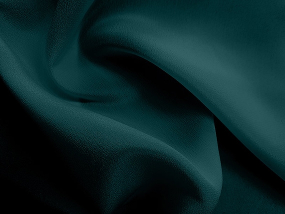 100% Pure Mulberry Silk Fabric Crepe De Chine - 16 Momme - 45" - Aquas 2/9  - Etsy Australia