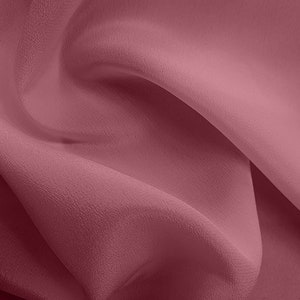 100% Pure Mulberry Silk fabric Crepe de Chine - 16 momme - 45" - Pinks 5/9