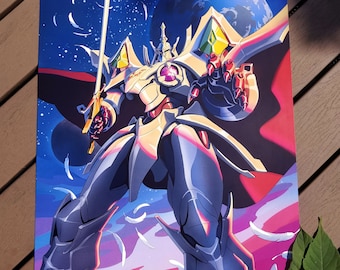 The Vision of Escaflowne Fanart: 12" x 18" & 24" x 36" Anime poster