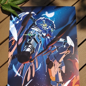 Mobile Suit Gundam-Wing 0-12&quot; x 18&quot; & 24&quot; x 36&quot;  Mecha Anime Poster