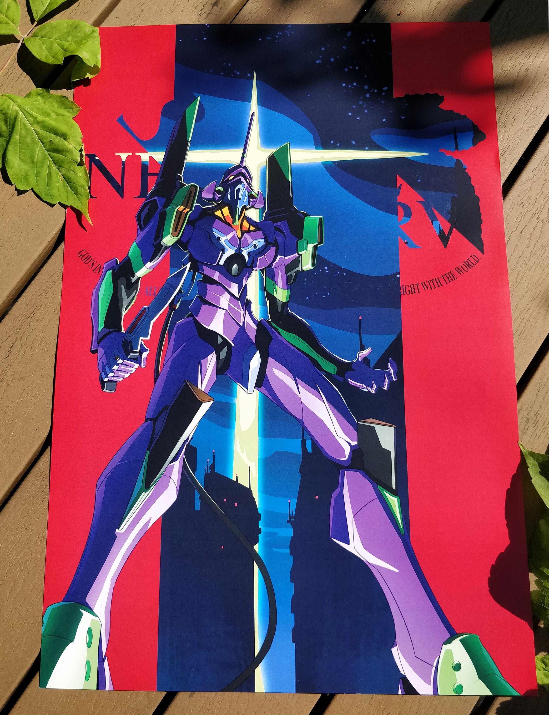 Eva-01 - Neon Genesis Evangelion 11x17 Print