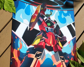 Gunmen Fanart: Tengen Toppa Gurren Lagann- 12" x 18" & 24" x 36" Anime Poster