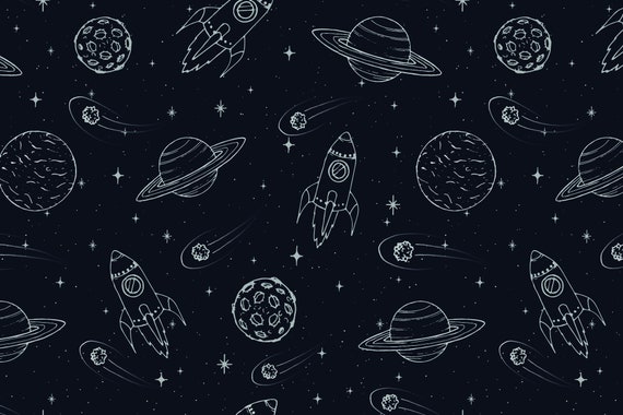 High Quality Wallpaper Kids Space Wallpaper - Etsy High Quality Wallpaper Kids Space Wallpaper - Etsy