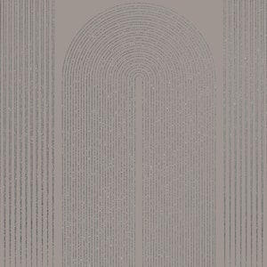 Art Deco Wallpaper: Gold Stripes on Black, Peel and Stick image 5