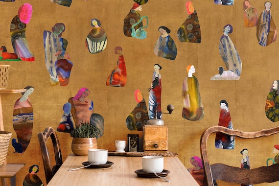 Watercolor Figurative Women Art – Contemporary Abstract Wall Art