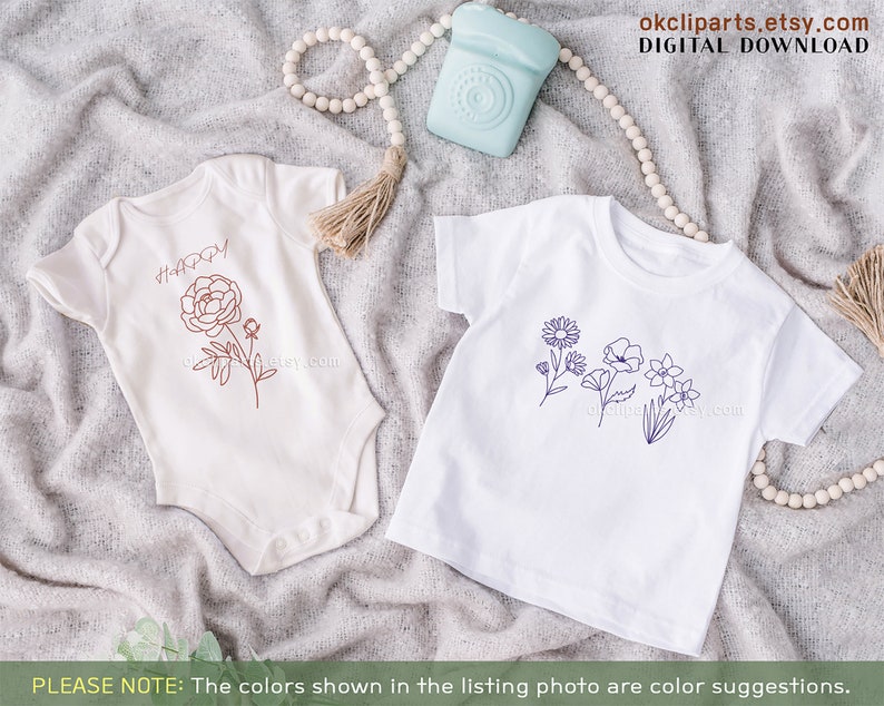 Birth Flower SVG, Svg Bundle Set, Birth Month Flower, Poppy Svg, Birth Flower Png, Logo Label Design, Floral Line Art EPS, Birthday svg Boho