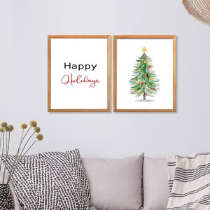 Watercolor Christmas Clipart Christmas Tree Clipart Winter - Etsy