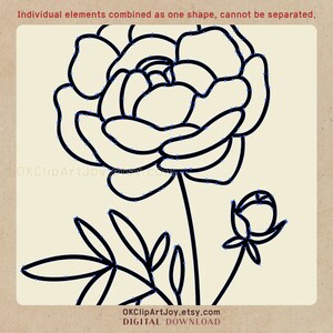 Birth Month Flower, Birth Flower SVG, Poppy Svg, Morning Glory Svg, Birth Flower Png, Svg Bundle Set, Logo Label Design, Floral Line Art EPS