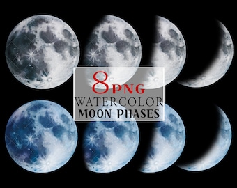 Half Moon Clipart Etsy Uk