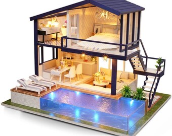 miniature barbie house