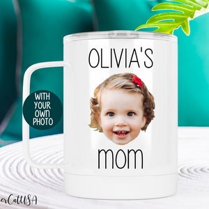 winorax Photo Mugs Personalized Picture Travel Mugs With Handle Stainless  Steel 14oz Tumbler With Li…See more winorax Photo Mugs Personalized Picture