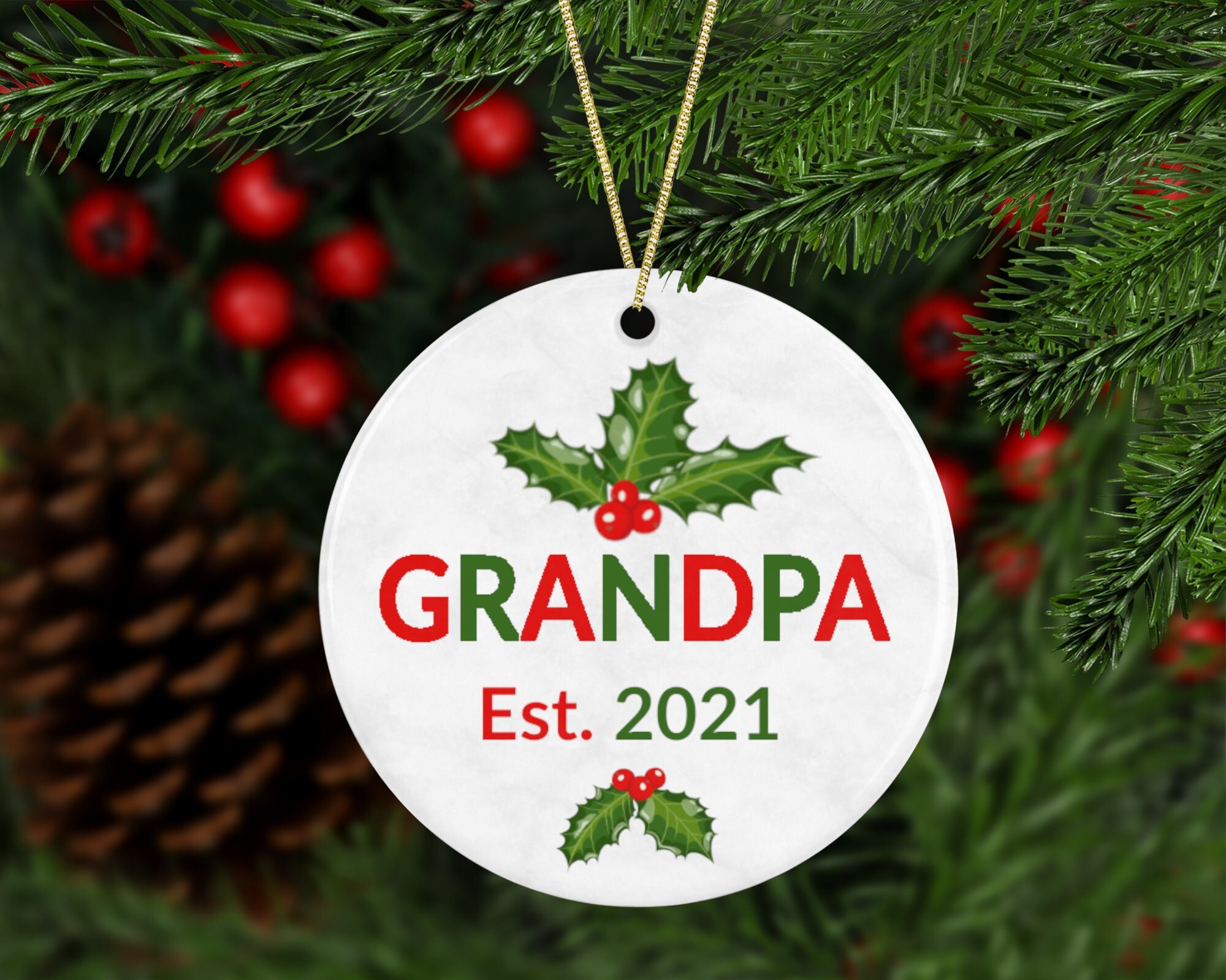 Ornement De Noël Personnalisé