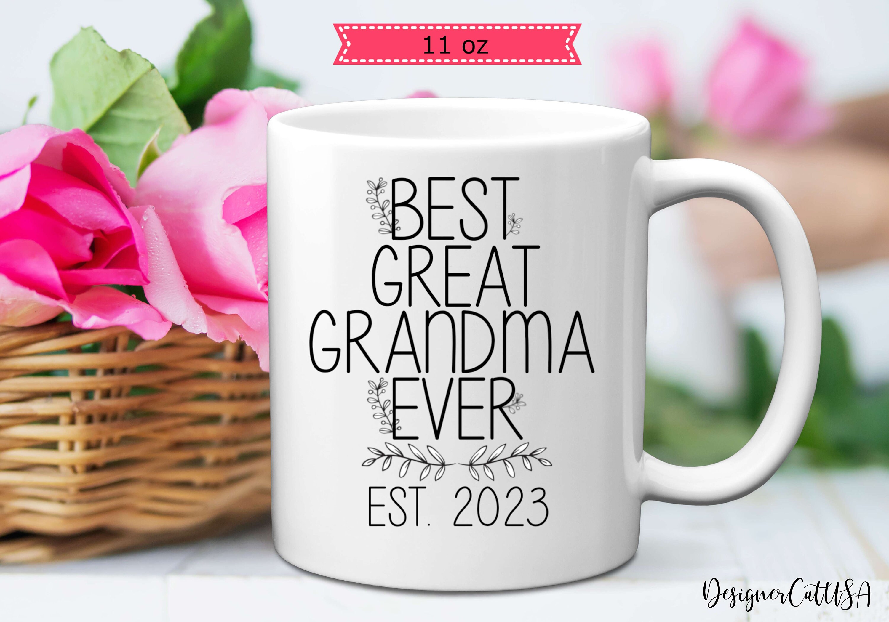 Best Great Grandma Ever Mug 11 or 15 Oz Personalized Child Etsy