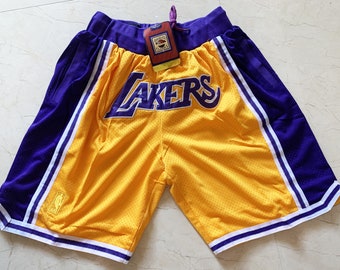 lakers jersey shorts