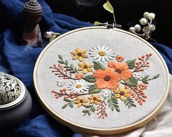 Zestaw do haftu DIY dla początkujących, Zestaw do haftu dla początkujących, Nowoczesny zestaw do haftu krzyżykowego, Zestaw do haftu ręcznego, Haft krzyżykowy, Zestaw do majsterkowania DIY
